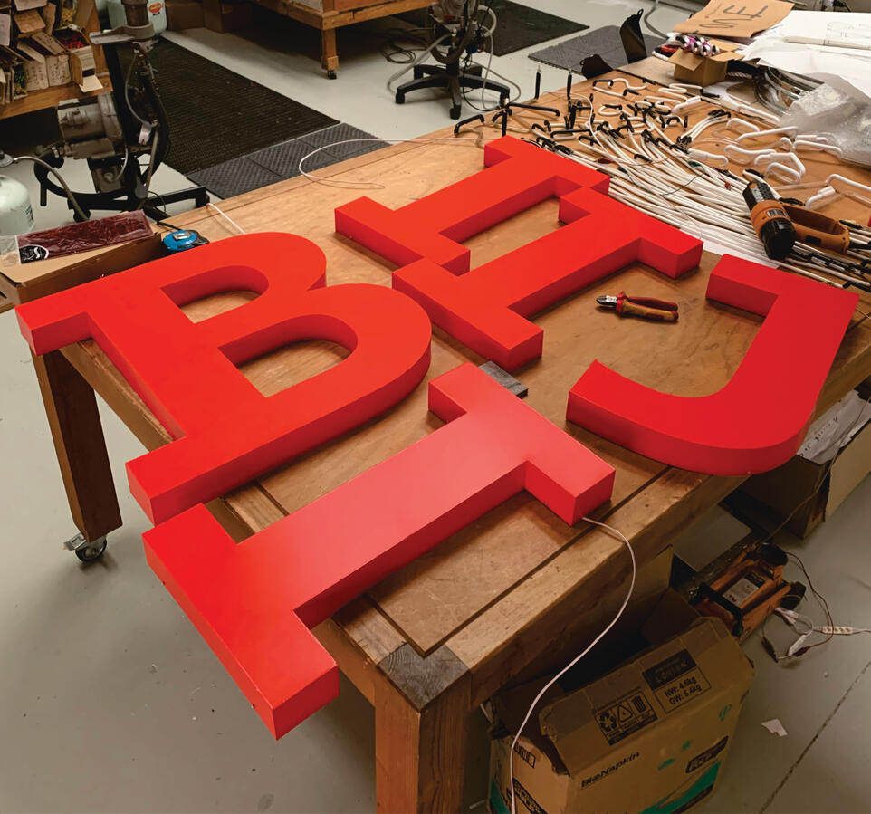 Fabricated letters